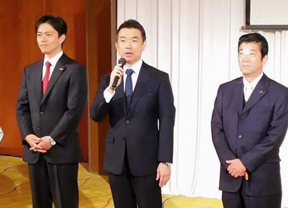 橋下前大阪市長・松井大阪府知事・吉村大阪市長